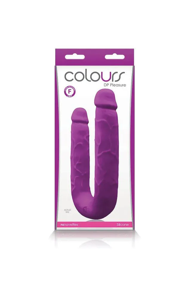 Dildos NS Novelties Colours DP Pleasures Dual Dildo Purple NS Novelties