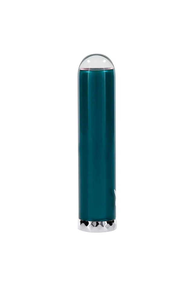 Evolved Female Sex Toys Playboy Emerald Glass Tip Bullet Vibrator Green