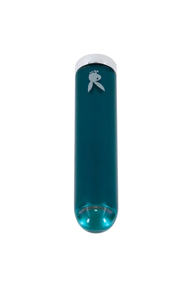 Evolved Female Sex Toys Playboy Emerald Glass Tip Bullet Vibrator Green