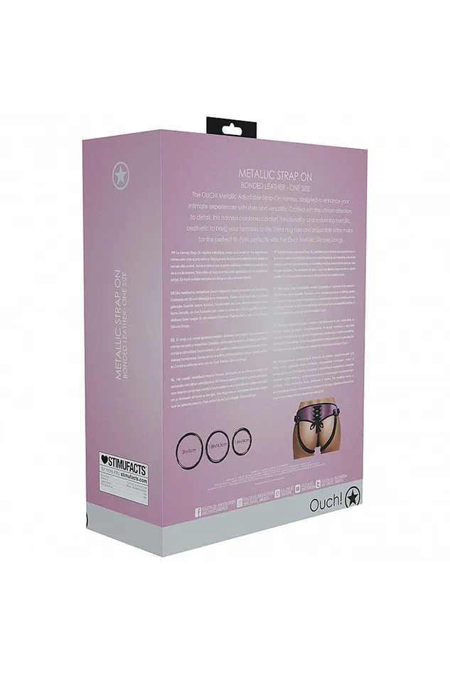 Female Sex Toys Shots Toys Ouch by Shots Toys Adjustable Strapon Harness Various Colors