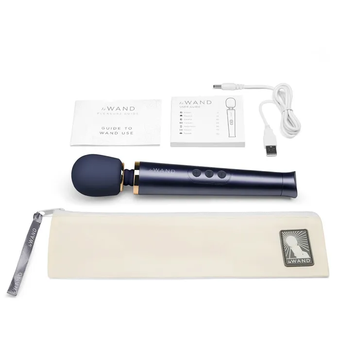 LE WAND Le Wand Petite Rechargeable Wand Massager Navy Female Sex Toys
