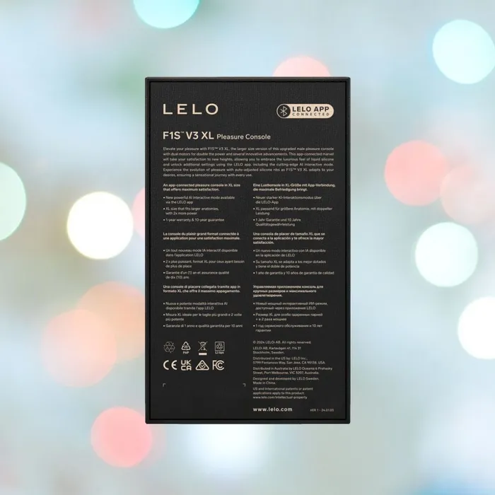 LELO LELO F1S V3 XL Male Masturbator Red Male Sex Toys