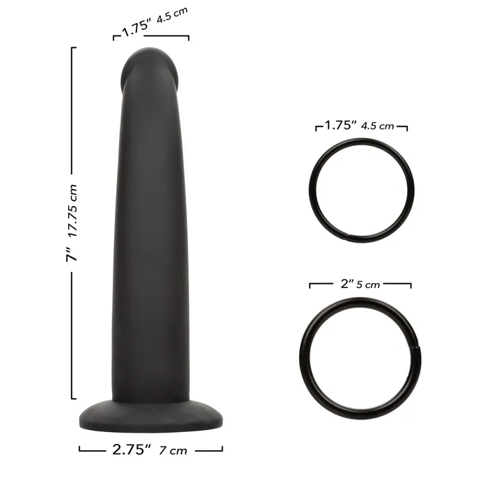 Male Sex Toys CALEXOTICS Calexotics Onyxxx Support Strap with Silicone Probe