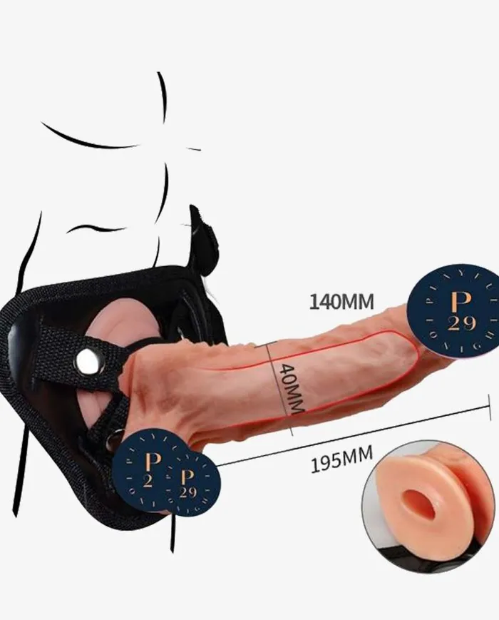 Mars Very Soft Hollow Strapon Dildo adulttoysindiacom Female Sex Toys