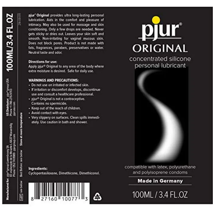Pjur Original BodyGlide Silicone Lubricant Pjur Sexual Health Wellbeing