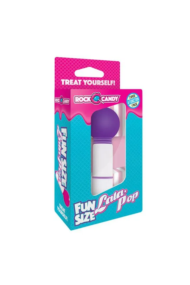 Rock Candy Toys Vibrators Rock Candy Toys Fun Size LalaPop Mini Vibrator Purple