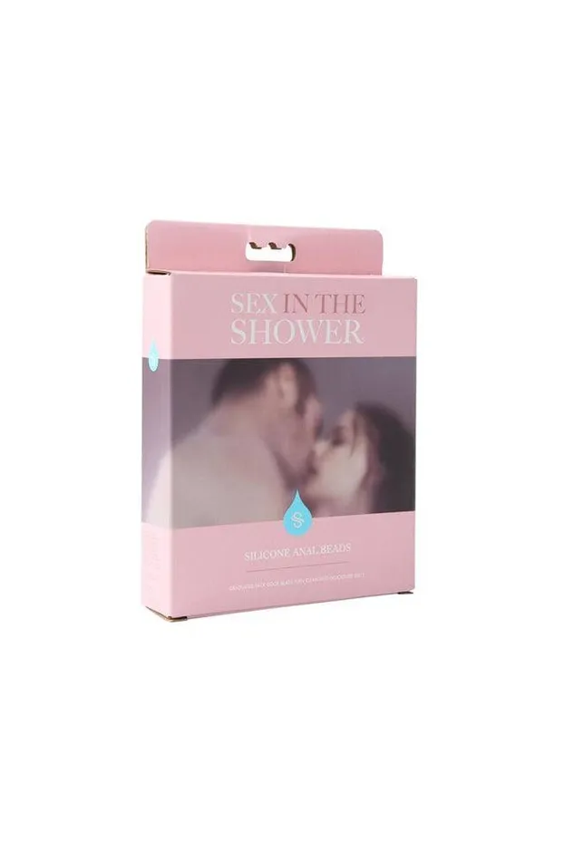 Sex In The Shower Waterproof Anal Beads Blue Sex In The Shower Anal