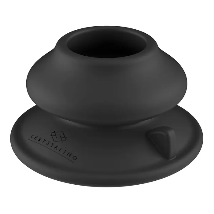 Shots Chrystalino Pluggy Glass Plug Black Shots Toys Anal