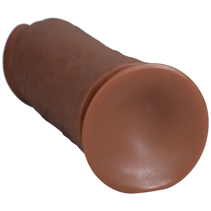 Shots Real Rock Extra Thick Dildo 10 Inch Tan Shots Toys Dildos