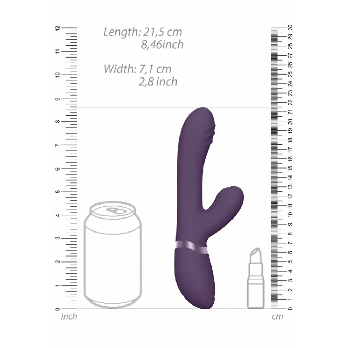 Shots Vive Tani Rabbit Vibrator Purple Shots Toys Vibrators