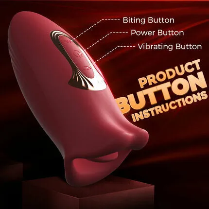 AcmeJoy Female Sex Toys Ramsdell 10 Biting Modes 10 Vibrating Speeds Stimulate Nipple Clitoral Women Vibrator
