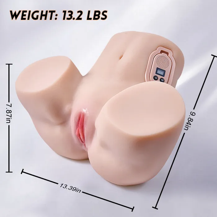 Acmejoy Male Sex Toys Kelly 5 Sucking Vibrating Realistic Butt with Authentic Voice