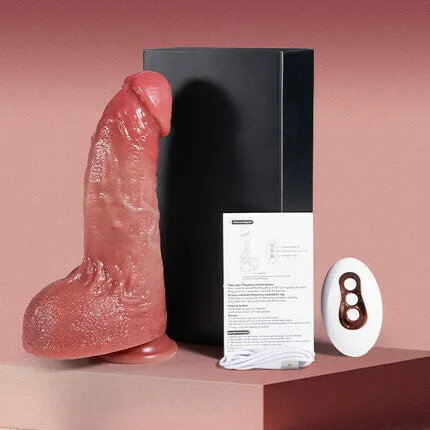 AcmeJoy Male Sex Toys Warrior CShaped 10 Swinging Vibrations Prostate Massager for Men Couple Gay P and G Spot Stimulation Realistic Anal Dildo Set