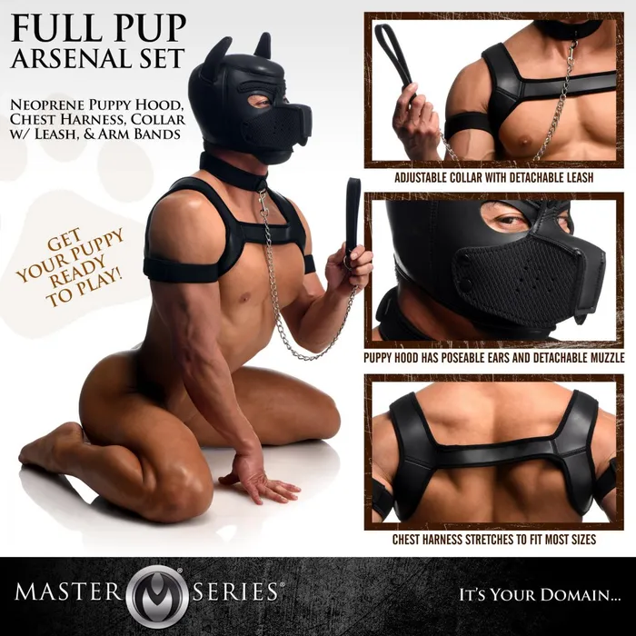 Anal Full Pup Arsenal Set Master Series
