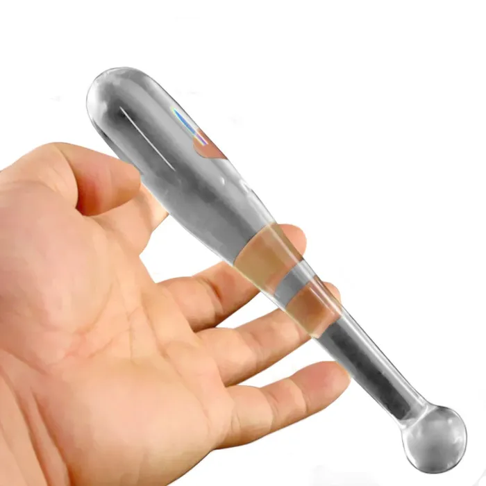 Batter up Glass Dildo Baseball Mens Prostate Lovegasm Dildos