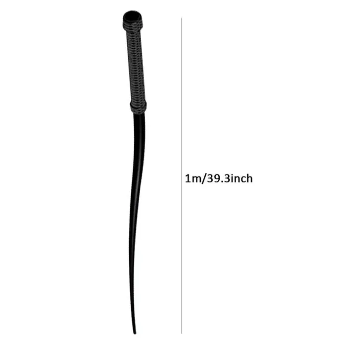 Couples Lovegasm Multipurpose Black Rubber Bondage Sex Whip