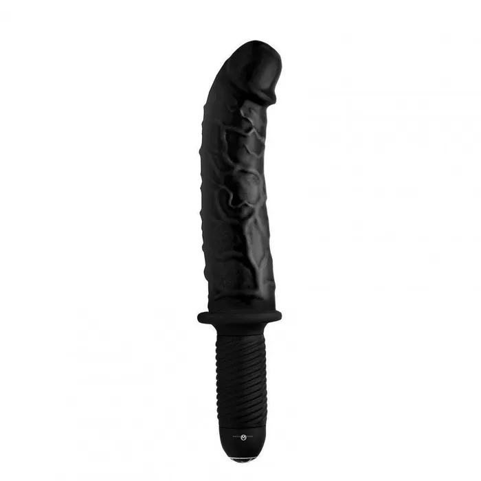 Female Sex Toys The Curved Dicktator 13 Mode Vibrating Giant Dildo Thruster Master Series