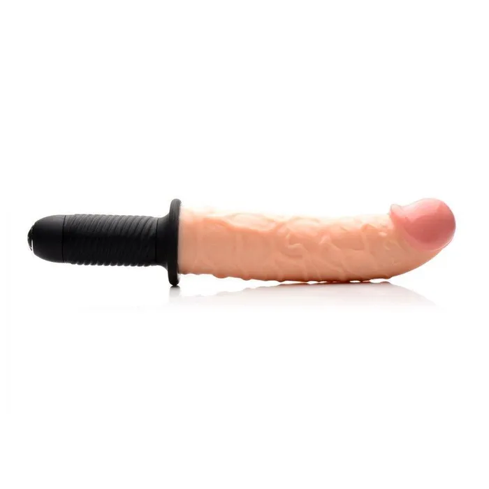 Female Sex Toys The Curved Dicktator 13 Mode Vibrating Giant Dildo Thruster Master Series