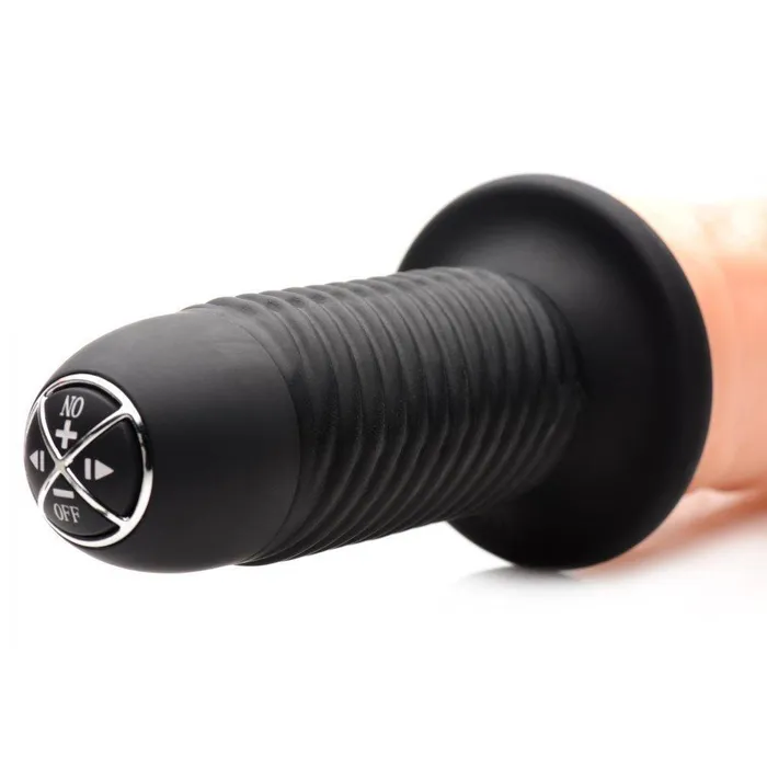 Female Sex Toys The Curved Dicktator 13 Mode Vibrating Giant Dildo Thruster Master Series
