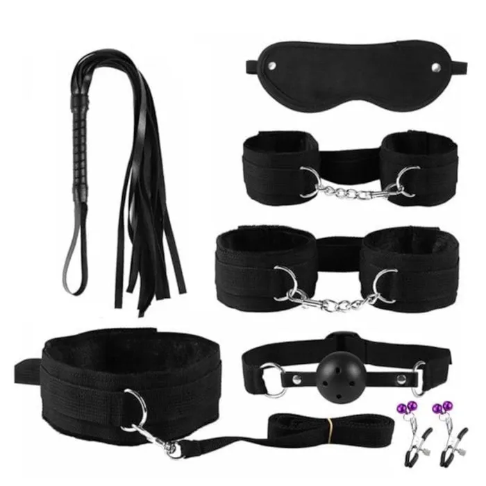 Lifestyle Change Starter BDSM Kit with Restraints Lovegasm Couples
