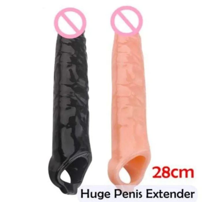 Lovegasm Optimum Satisfaction Penis Enlargement Silicone Sleeve Male Sex Toys