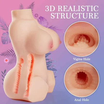 Male Sex Toys AcmeJoy 59 lbs Handhold Love Doll with Boobs Anus Pussy