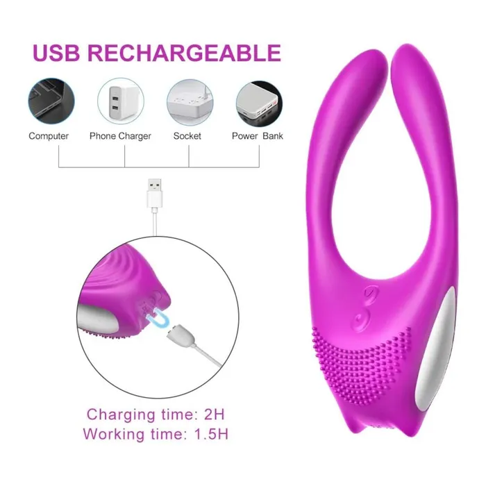 Male Sex Toys Wireless 12Modes Vibrating Clit RingGspot Best Bullets Lovegasm