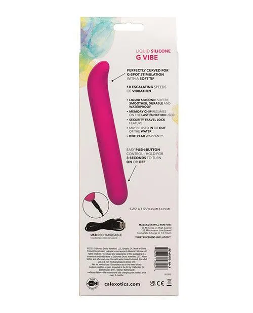 Bliss Liquid Silicone G Vibe Pink California Exotic Novelties Vibrators