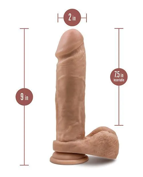 Blush Novelties Dildos Blush Dr Skin Silicone Dr Julian 9 Dildo Wballs Mocha