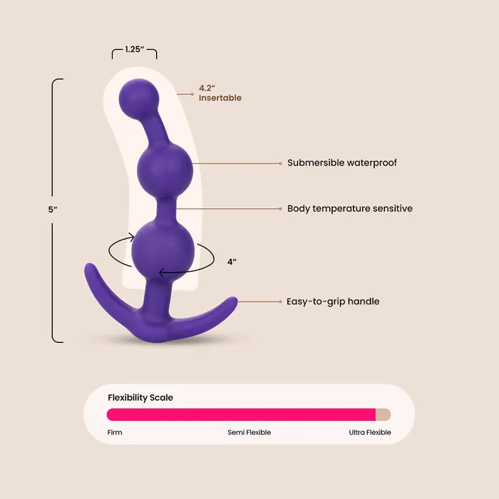 Booty Call Booty Beads tapered silicone California Exotic Novelties LLC Male Sex Toys