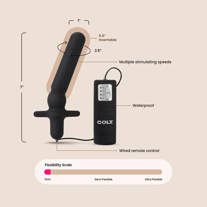 California Exotic Novelties LLC COLT Waterproof Power AnalT anal probe Anal