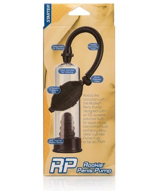 California Exotic Novelties Male Sex Toys Rookie Penis Pump Clear