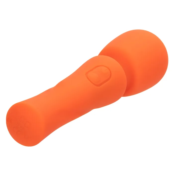 California Exotics California Exotics Stella Liquid Silicone Mini Wand Massager Orange Female Sex Toys