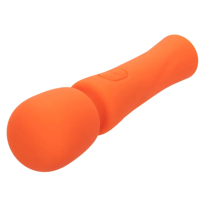 California Exotics California Exotics Stella Liquid Silicone Mini Wand Massager Orange Female Sex Toys