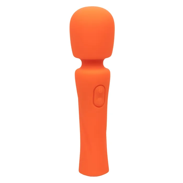 California Exotics California Exotics Stella Liquid Silicone Mini Wand Massager Orange Female Sex Toys