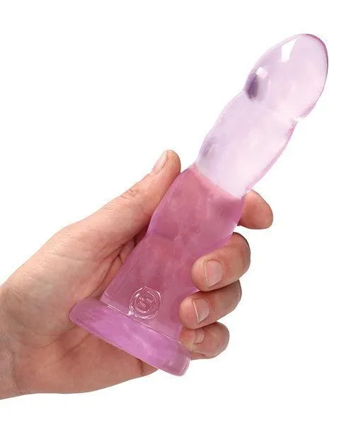 Dildos Shots America LLC Shots Realrock Crystal Clear Non Realistic 7 Dildo Pink
