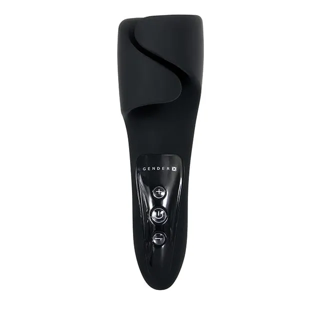 Evolved Male Sex Toys Evolved Gender X The Embrace Vibrating Pulsing Masturbator Black
