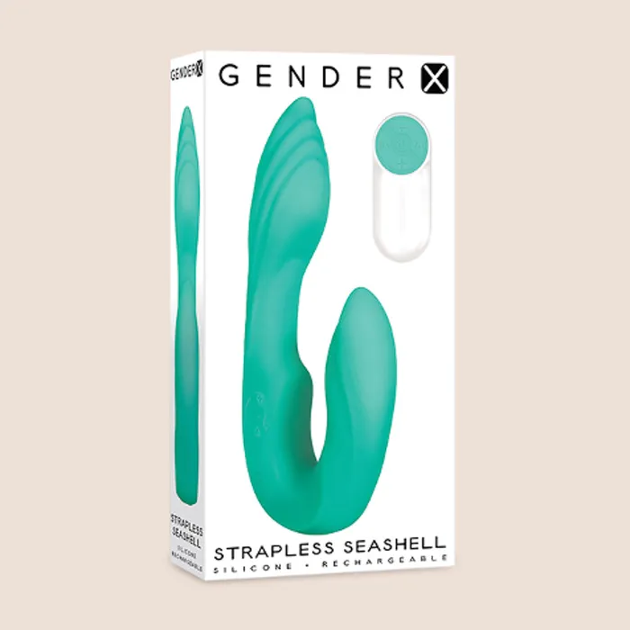 Evolved Novelties Female Sex Toys Strapless Seashell silicone strapless strapons