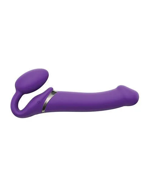 Female Sex Toys Lovely Planet Strap On Me Vibrating Bendable L Strapless Strap On Purple