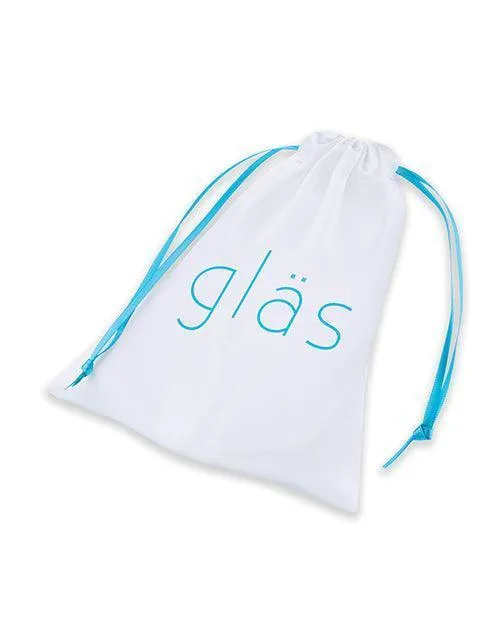 Glas 35 Rechargeable Vibrating Beaded Butt Plug Blue Electric Eel INC Anal