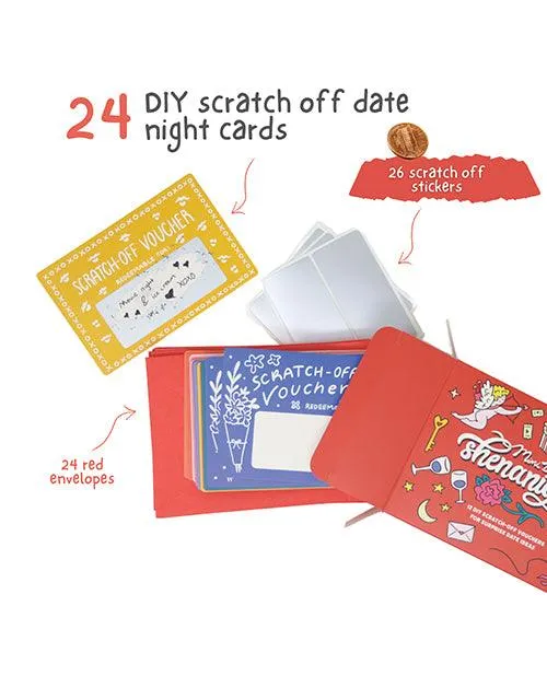 Good Egg Greetings LLC Female Sex Toys Mini Date Night Shenanigans DIY Scratch Off Vouchers Coupons Good Egg Greetings LLC Female Sex Toys Mini Date Night Shenanigans DIY Scratch Off Vouchers Coupons