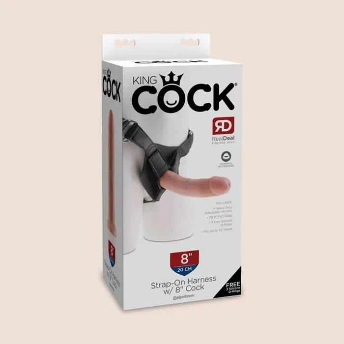 King Cck strapon Harness With 8 Dildo kit Pipedream Products Female Sex Toys