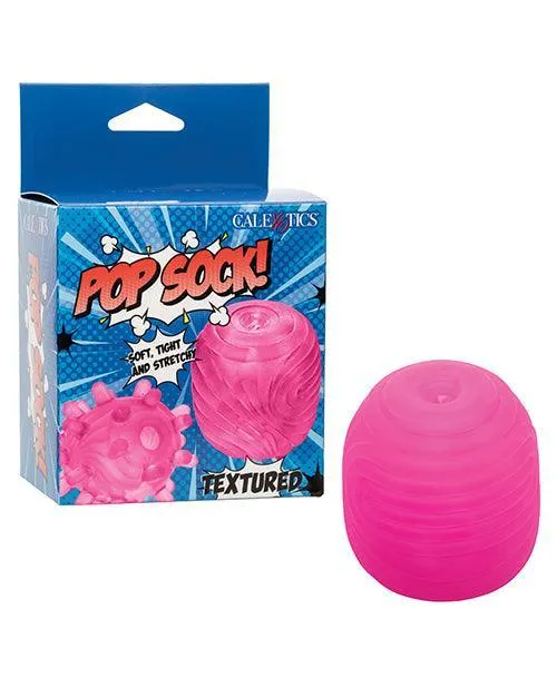 Male Sex Toys California Exotic Novelties Pop Sock Textured Masturbator