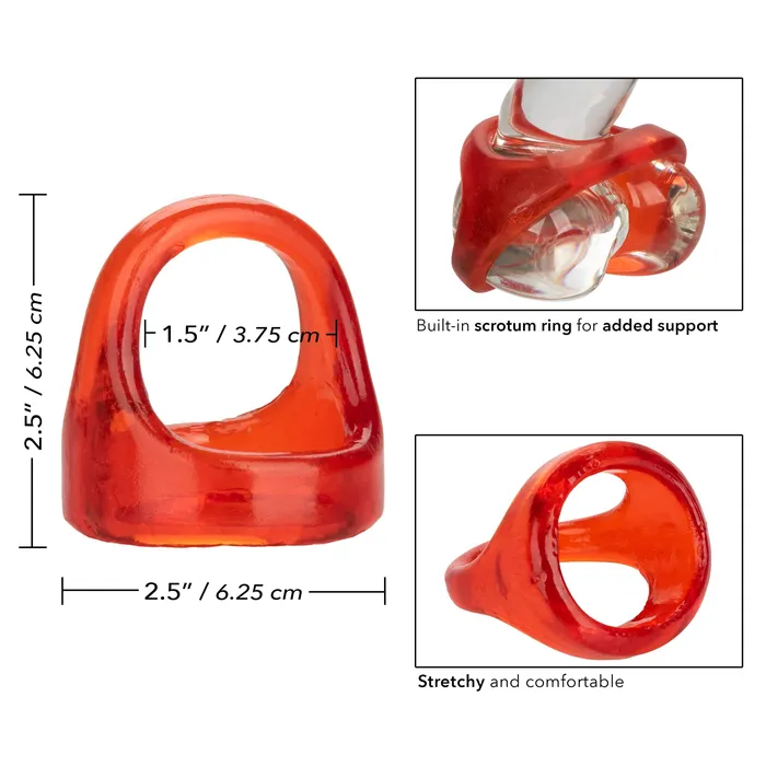 Male Sex Toys California Exotics California Exotics COLT XL Snug Tugger Dual Support Cock Ring Red Male Sex Toys California Exotics California Exotics COLT XL Snug Tugger Dual Support Cock Ring Red