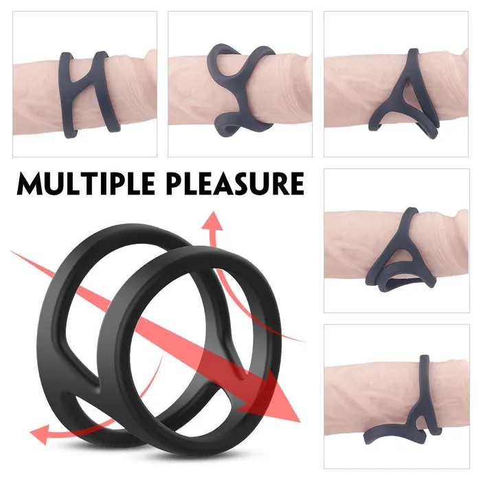 Male Sex Toys propinkup Silicone Cock Ring Eerection Aid Enhancing Premature Ejaculation Toys