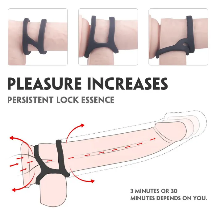 Male Sex Toys propinkup Silicone Cock Ring Eerection Aid Enhancing Premature Ejaculation Toys