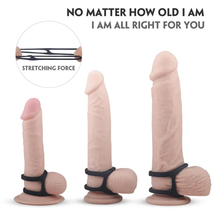 Male Sex Toys propinkup Silicone Cock Ring Eerection Aid Enhancing Premature Ejaculation Toys