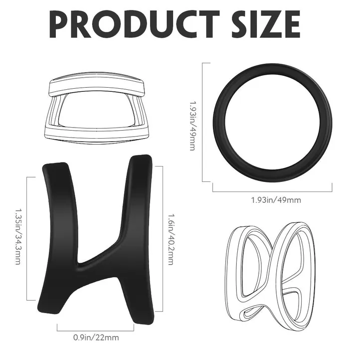 Male Sex Toys propinkup Silicone Cock Ring Eerection Aid Enhancing Premature Ejaculation Toys