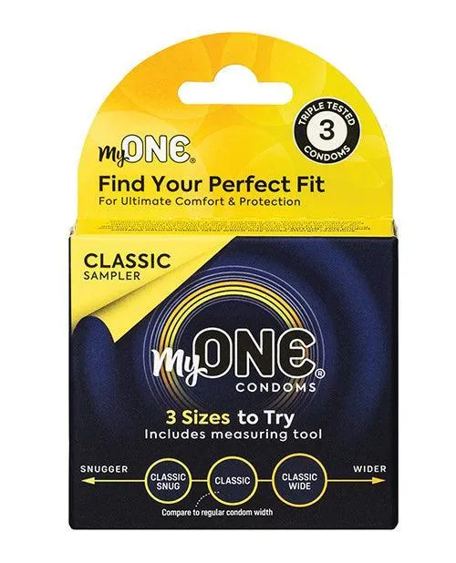 My One Classic Sampler Condoms Pack of 3 Paradise Marketing Vibrators