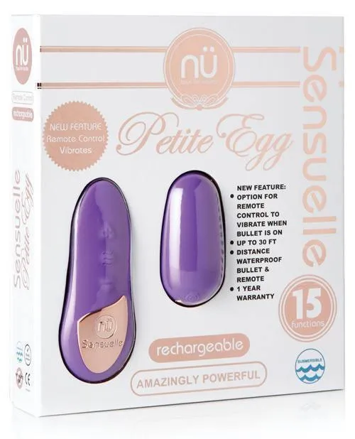 Novel Creations Usa INC Female Sex Toys Sensuelle Remote Control Petite Egg 15 Function